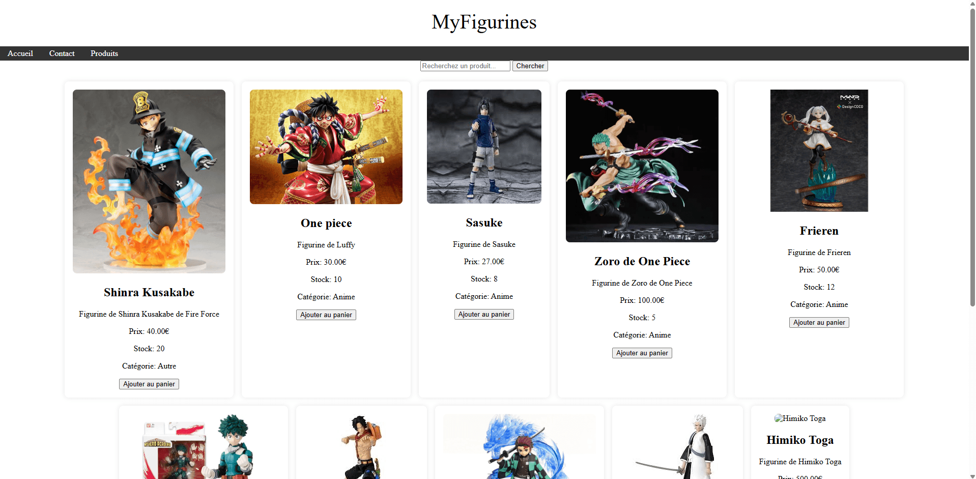 MyFigurine - Hackathon EFREI